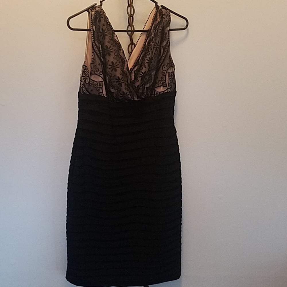 Black and Nude Dress